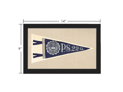 Vintage P.S. 22 Pennant
