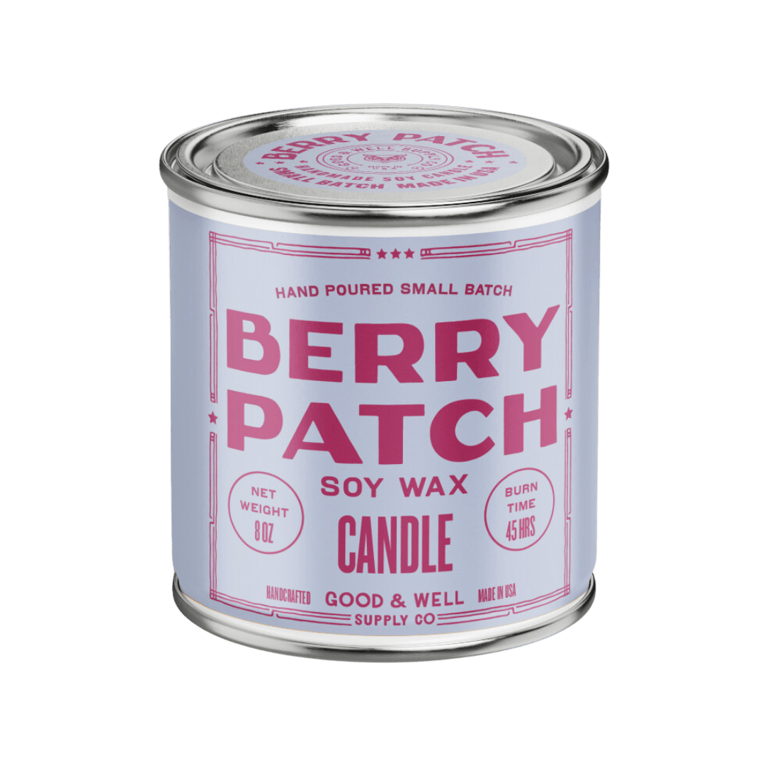 Good &amp; Well Supply Co Candles Berry Patch Happy Place Candle