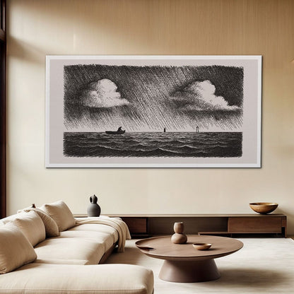 Tailored Canvases Canvas Jesus Walking On Water Faith Wall Art III