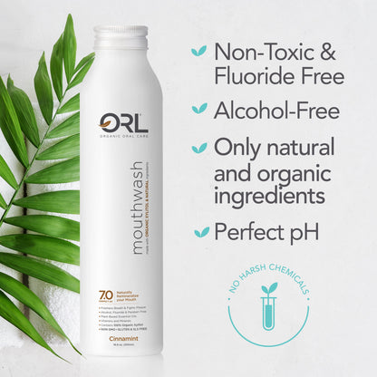 ORL Mouthwash Natural Mouthwash made with the Finest Clean Ingredients