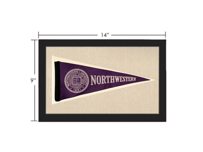 Vintage Northwestern University Pennant