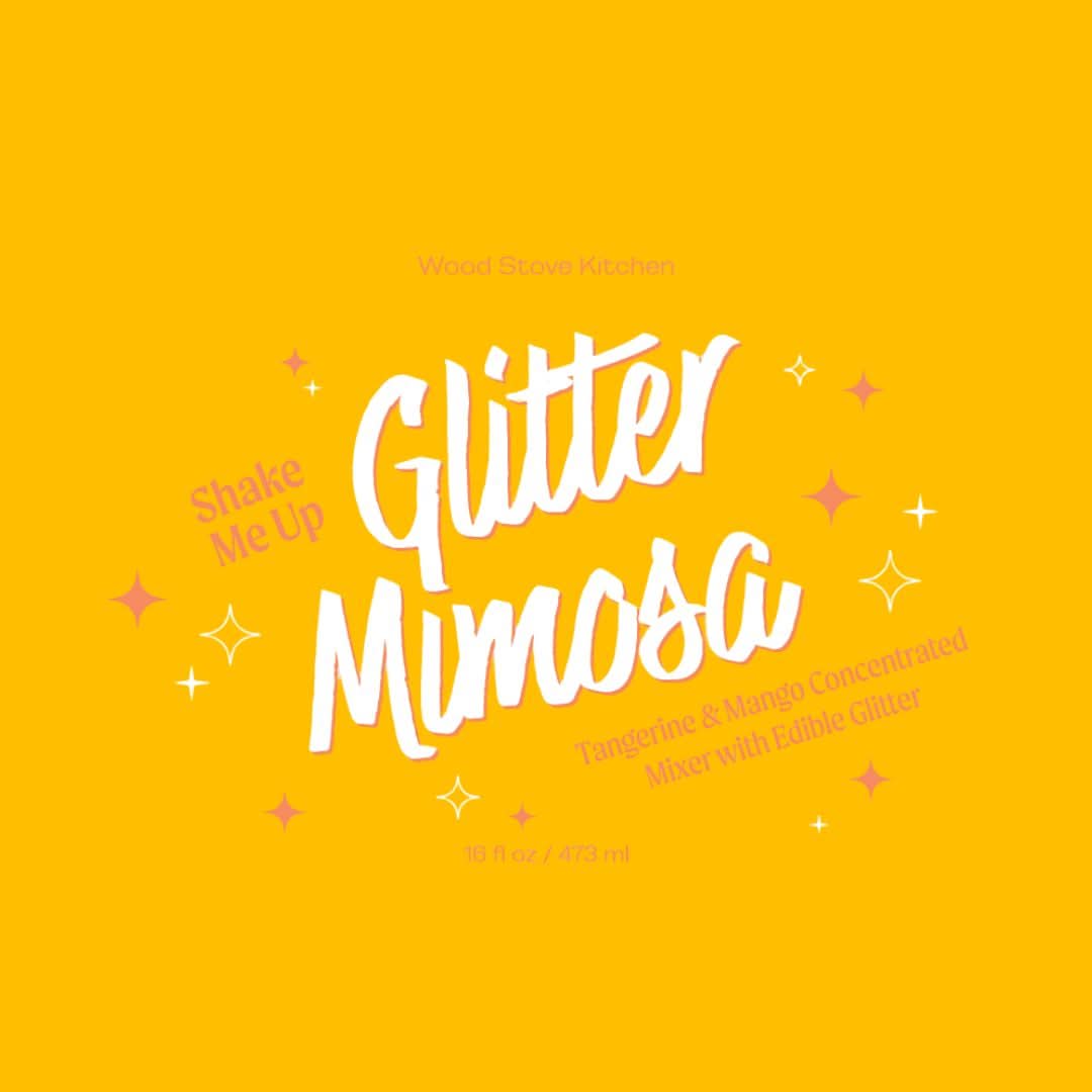 Glitter Mimosa Mixer, 16 fl oz - My American Goods