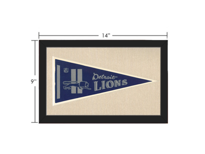 Vintage Detroit Lions NFL Pennant
