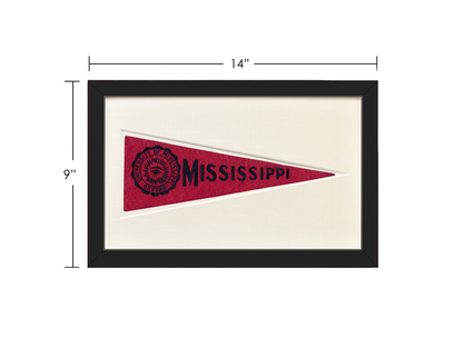 Vintage University of Mississippi Hormel Pennant