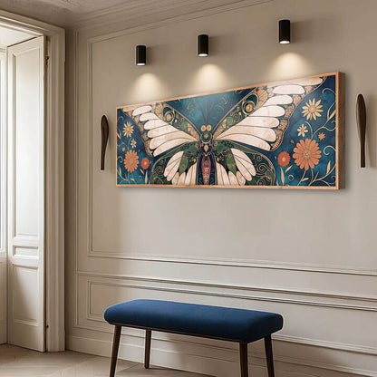Tailored Canvases Canvas Abstract Vintage Butterfly Wall Art