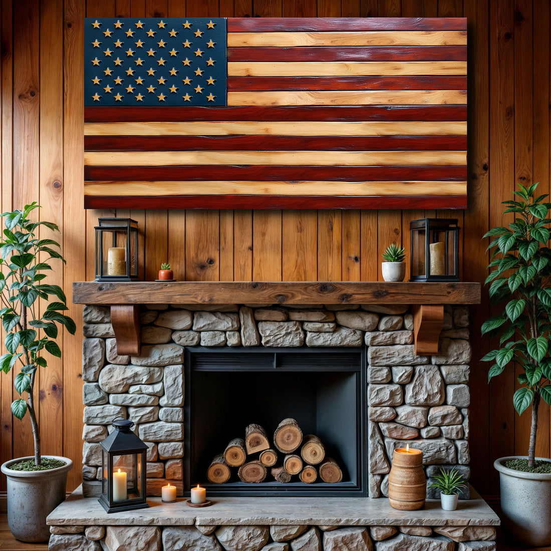 Tailored Canvases Canvas Old Glory American Flag Wall Art II