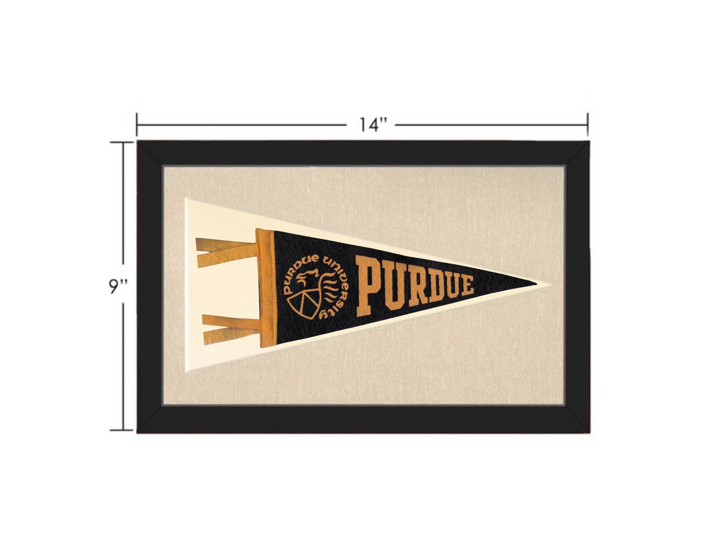 Vintage Purdue Pennant