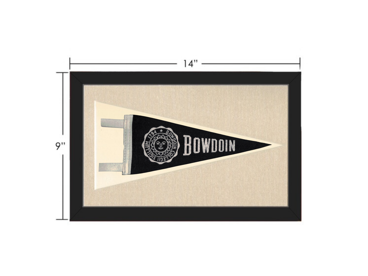 Vintage Bowdoin College Pennant