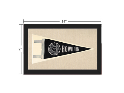 Vintage Bowdoin College Pennant