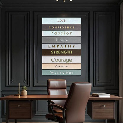 Tailored Canvases Canvas Shelf To Life Motivational Wall Sign