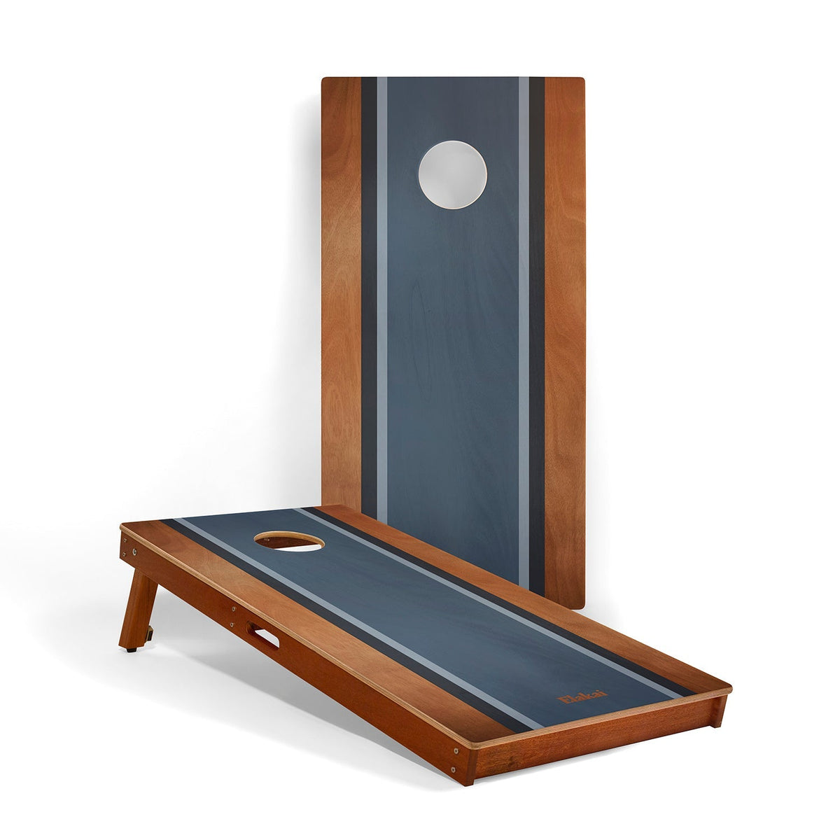 2ft x 4ft Graphic Wood Classic Cornhole Set | Classic Beach Stripes Collection