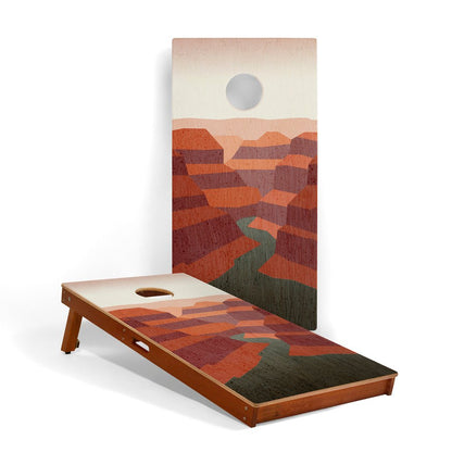 2ft x 4ft Graphic Wood Classic Cornhole Set | National Parks Inspired Collection