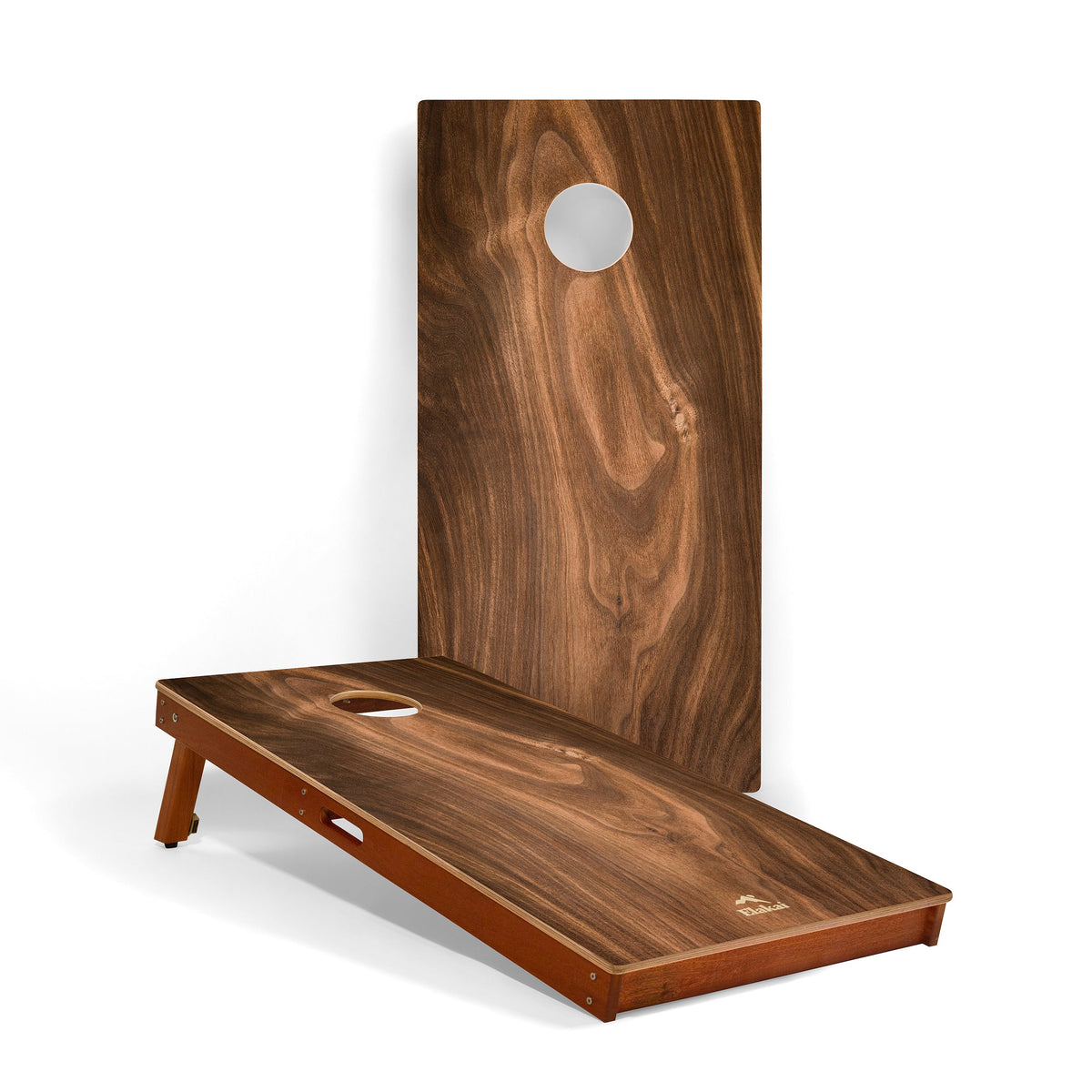 2ft x 4ft Graphic Wood Classic Cornhole Set | Organic Wood Pattern