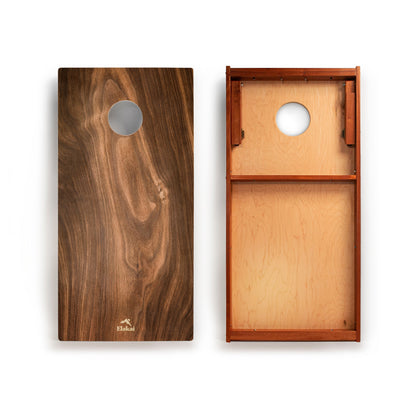 2ft x 4ft Graphic Wood Classic Cornhole Set | Organic Wood Pattern