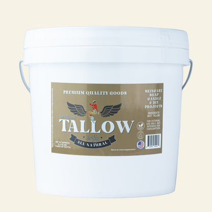 Unscented Bulk Beef Tallow - 16 Pounds | 100% Natural &amp; Pure