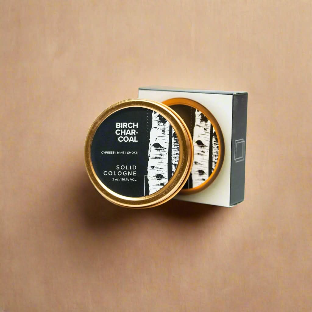 Birch Charcoal Solid Cologne - My American Goods