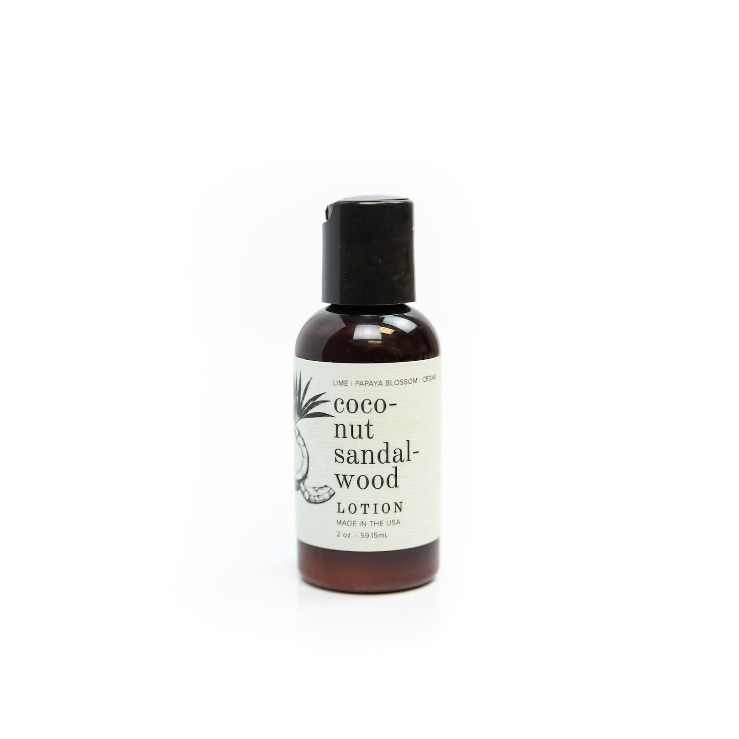 Broken Top Brands Body Lotion 2oz Coconut Sandalwood Body Lotion