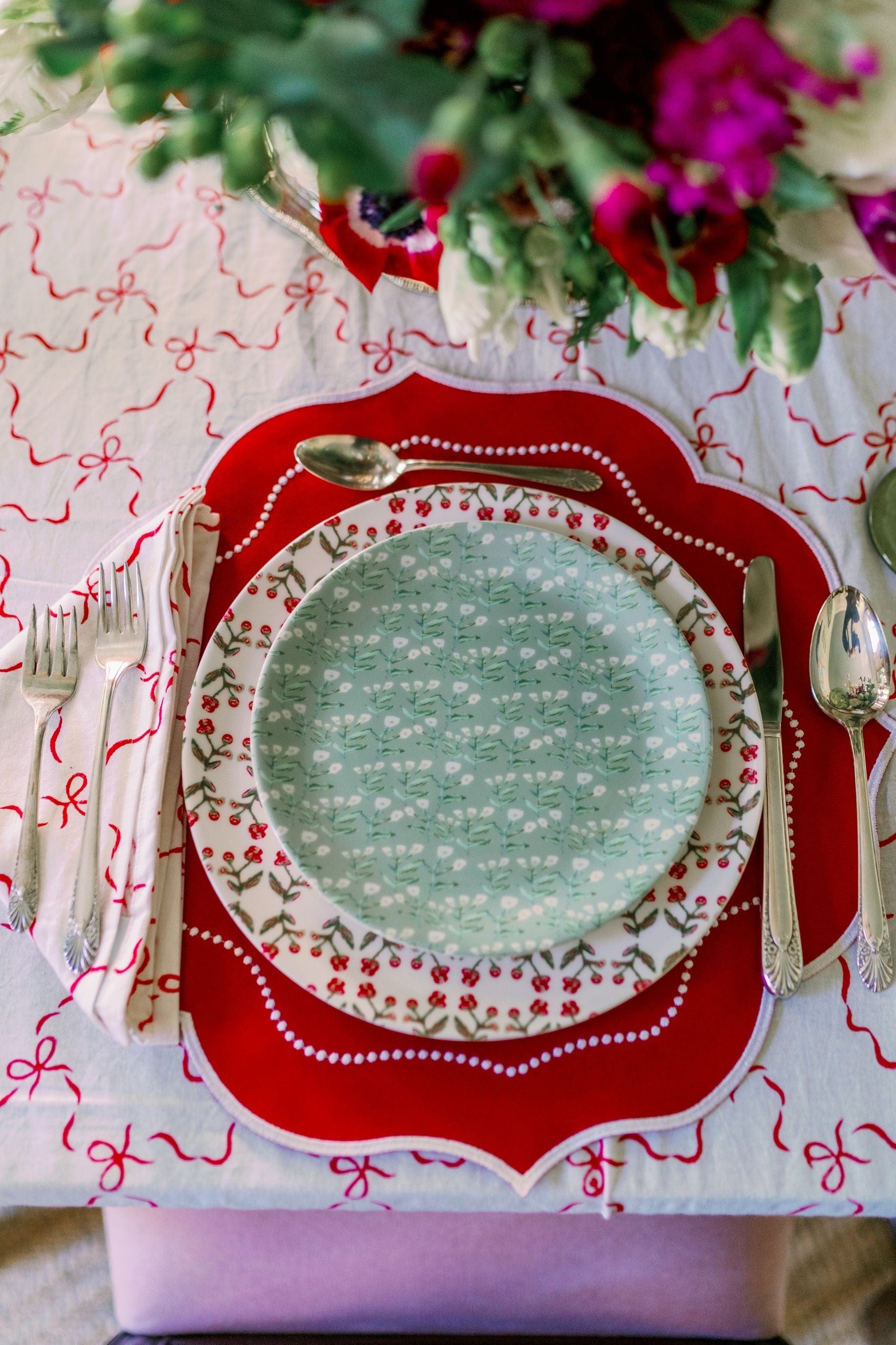 Erin Donahue Tice China Plates Set of Juniper Sydney China Plates (Set of 4 or 8)