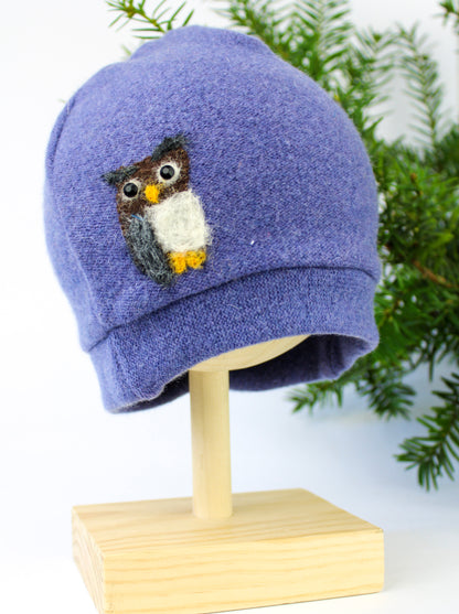 Owl Cashmere Hat - Toddler - My American Goods