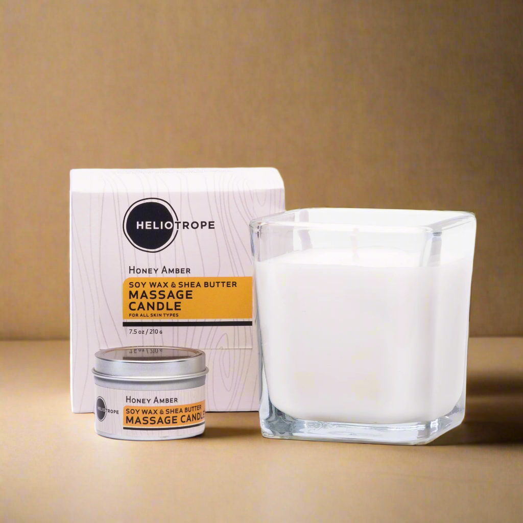 soy massage candle heliotrope 15th anniversary