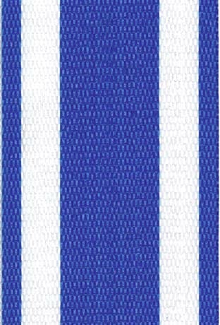 Lawn Chair USA Webbing Blue and White Stripe