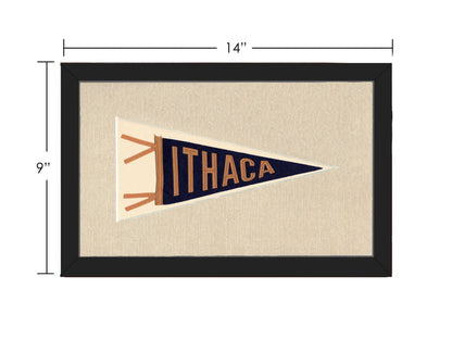 Americana Memories Vintage Pennants and Memorabilia Handmade Ithaca Pennant