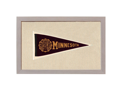 Americana Memories Vintage Pennants and Memorabilia Vintage Minnesota Pennant