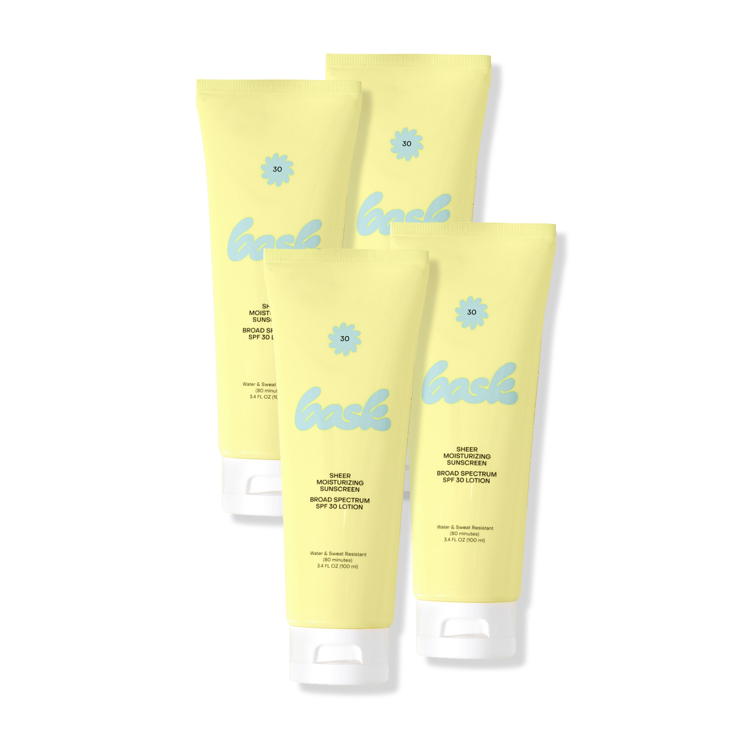 Bask Suncare Reef Safe Sunscreen SPF 30 Lotion 4-Pack