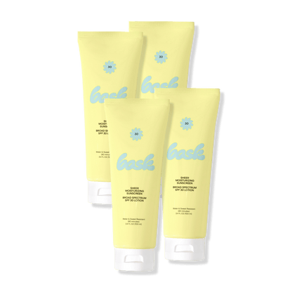 Bask Suncare Reef Safe Sunscreen SPF 30 Lotion 4-Pack