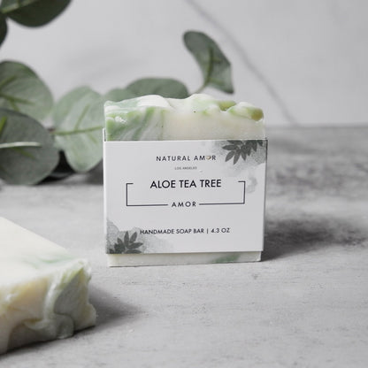 Aloe Tea Tree Soap Bar - My American Goods