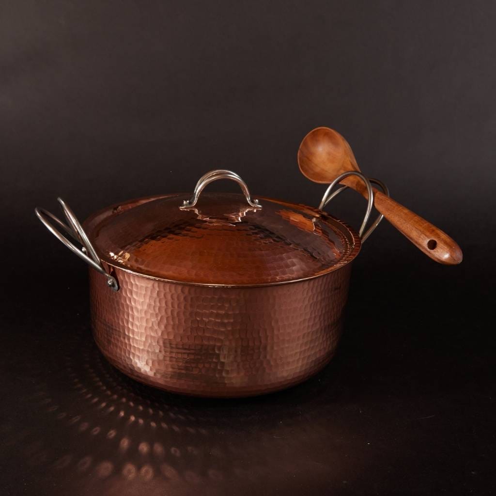 Sertodo Pots &amp; Pans Beautiful and Big Copper Dutch Ovens