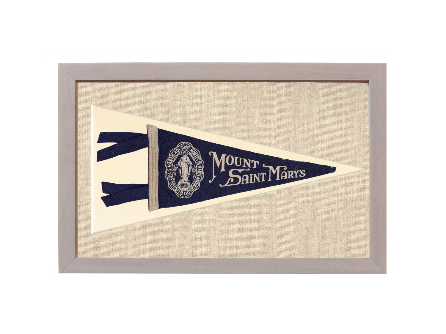 Vintage Mount Saint Mary’s College Pennant