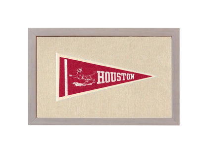 Americana Memories Vintage Pennants and Memorabilia Vintage Houston Pennant