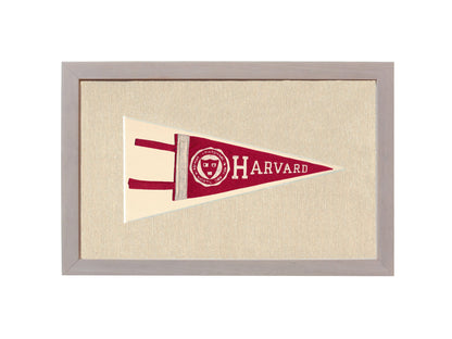 Vintage Harvard Pennant