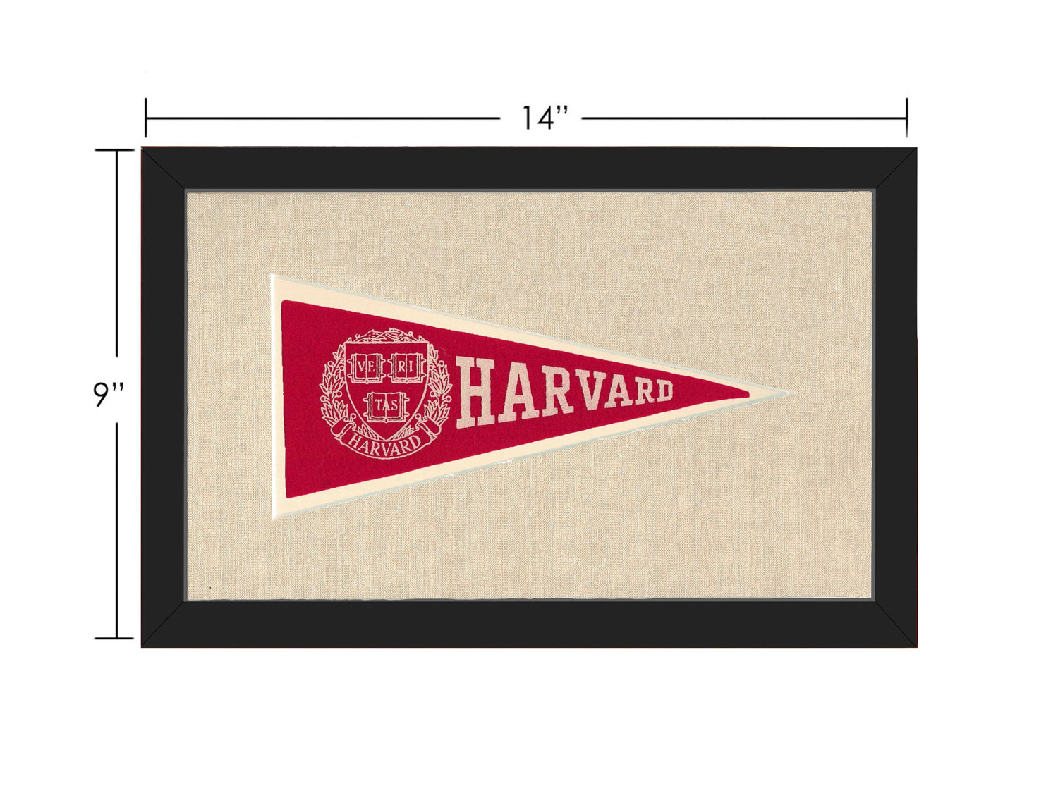 Americana Memories Vintage Pennants and Memorabilia Vintage Harvard Pennant