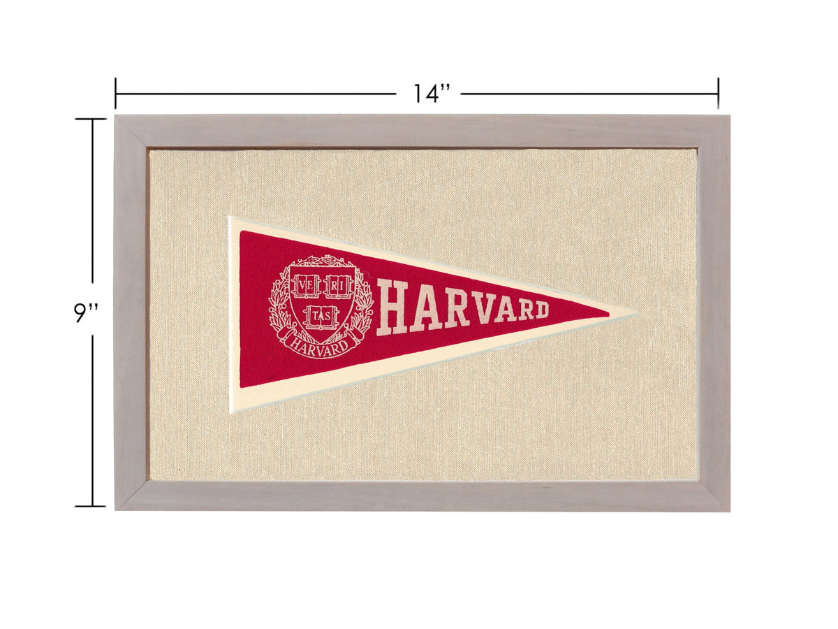 Americana Memories Vintage Pennants and Memorabilia Vintage Harvard Pennant