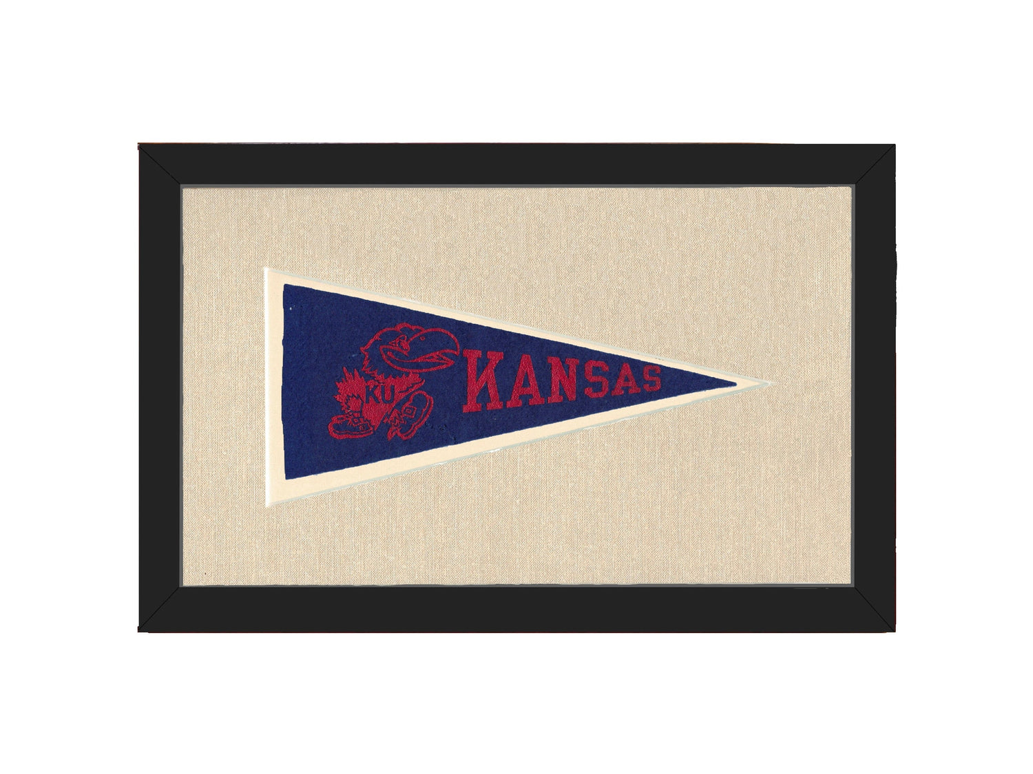 Americana Memories Vintage Pennants and Memorabilia Vintage University of Kansas Pennant