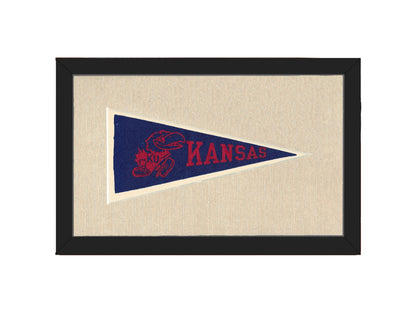 Americana Memories Vintage Pennants and Memorabilia Vintage University of Kansas Pennant