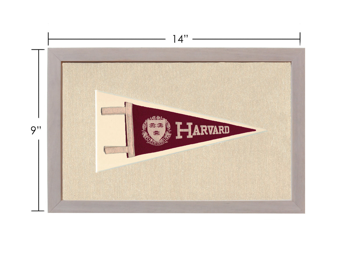 Vintage Harvard Pennant