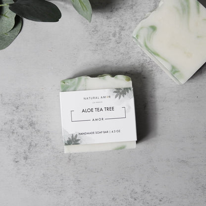 Aloe Tea Tree Soap Bar - My American Goods