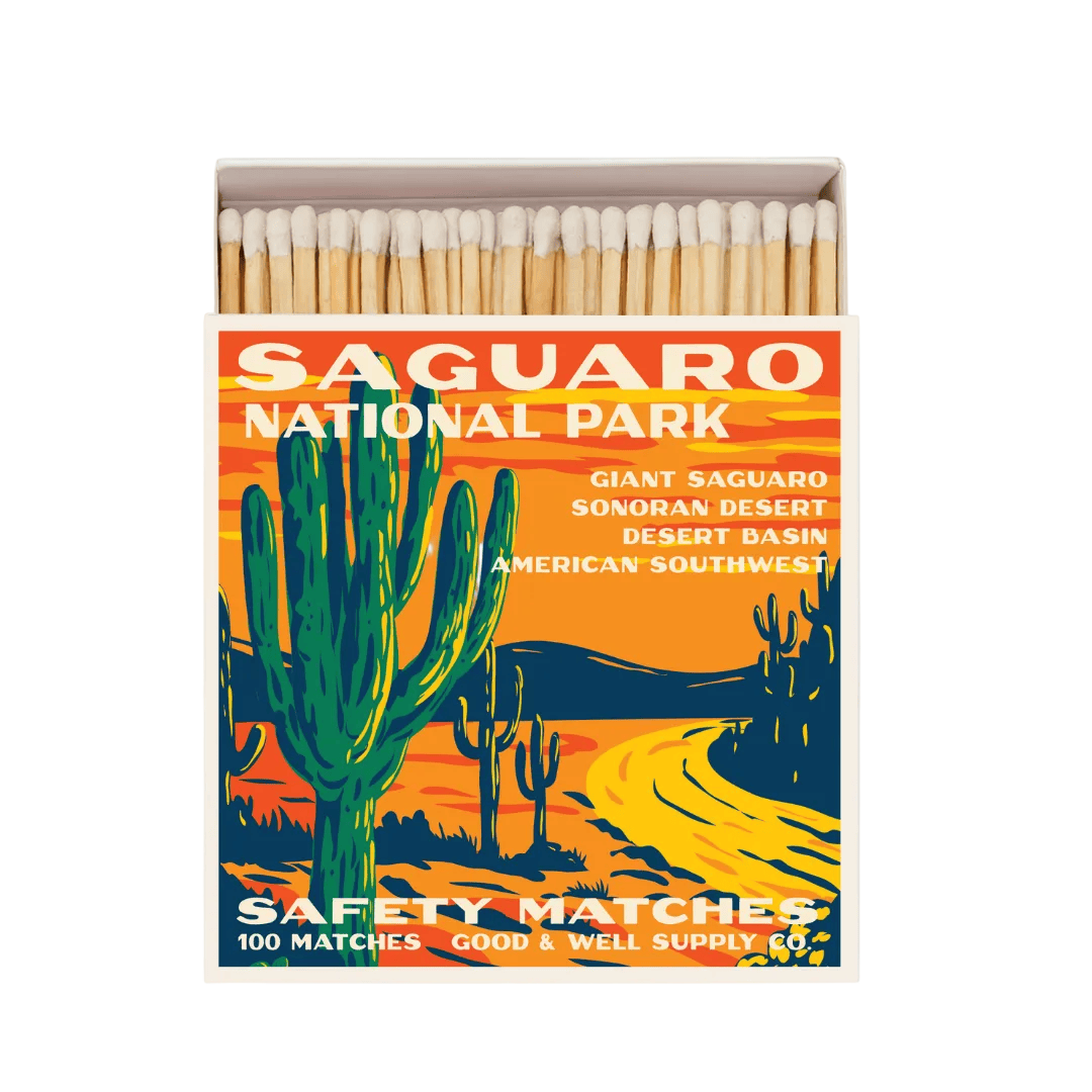 Good &amp; Well Supply Co. Saguaro Vintage National Park Cabin Matches