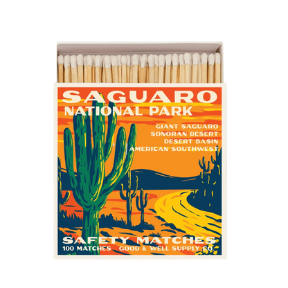 Good &amp; Well Supply Co. Saguaro Vintage National Park Cabin Matches