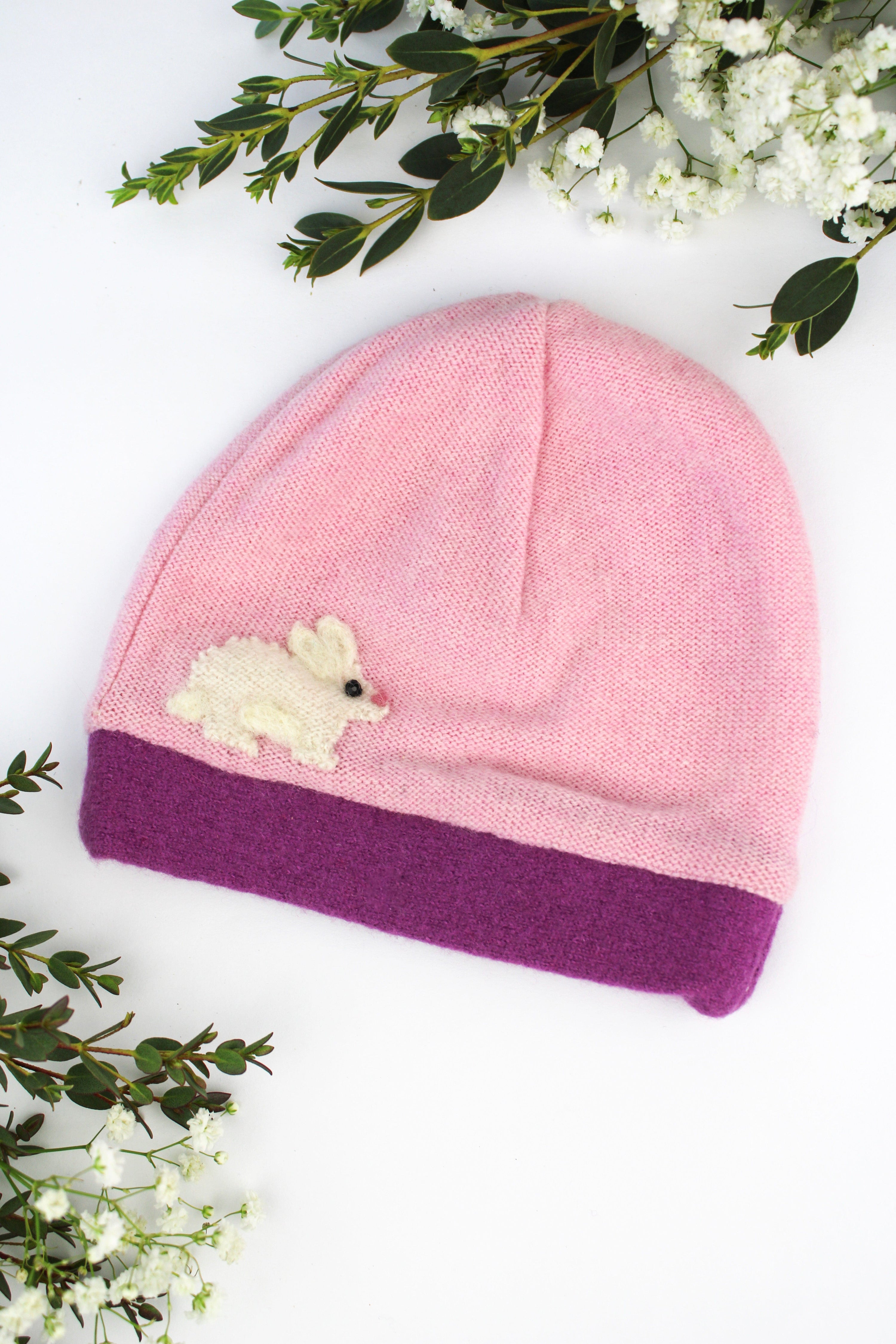 Ash &amp; Rose hat Bunny Cashmere Hat - Baby