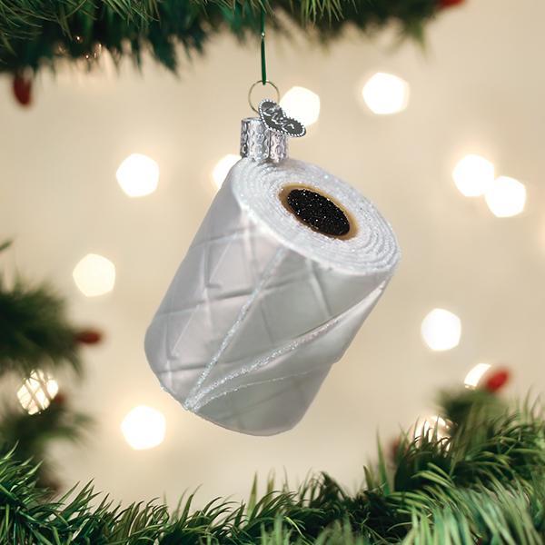 Old World Christmas 1.75 X 2 X 2.5 / 32469 Toilet Paper Ornament