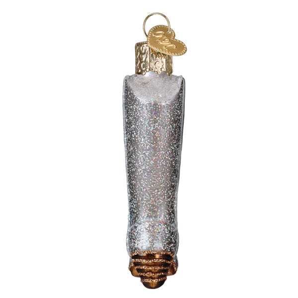 Old World Christmas 3.5 X 1.75 X 1 / 32699 Glittered Boot Ornament