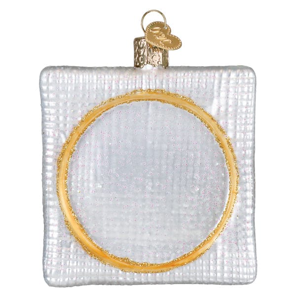 Old World Christmas 3.75 X 3.25 X 0.75 / 32709 Christmas Cross Stitch Ornament
