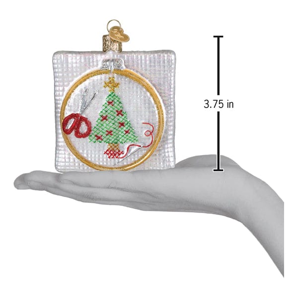 Old World Christmas 3.75 X 3.25 X 0.75 / 32709 Christmas Cross Stitch Ornament