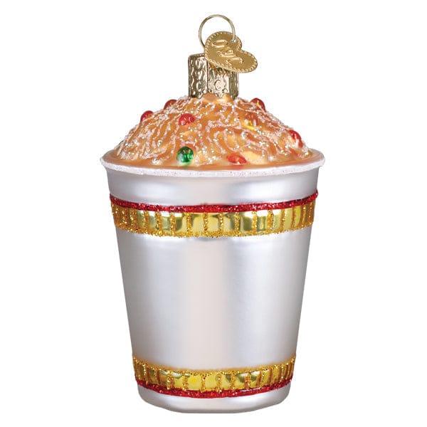 Old World Christmas 3.5 X 2.5 X 2.5 / 32712 Ramen Noodle Cup Ornament
