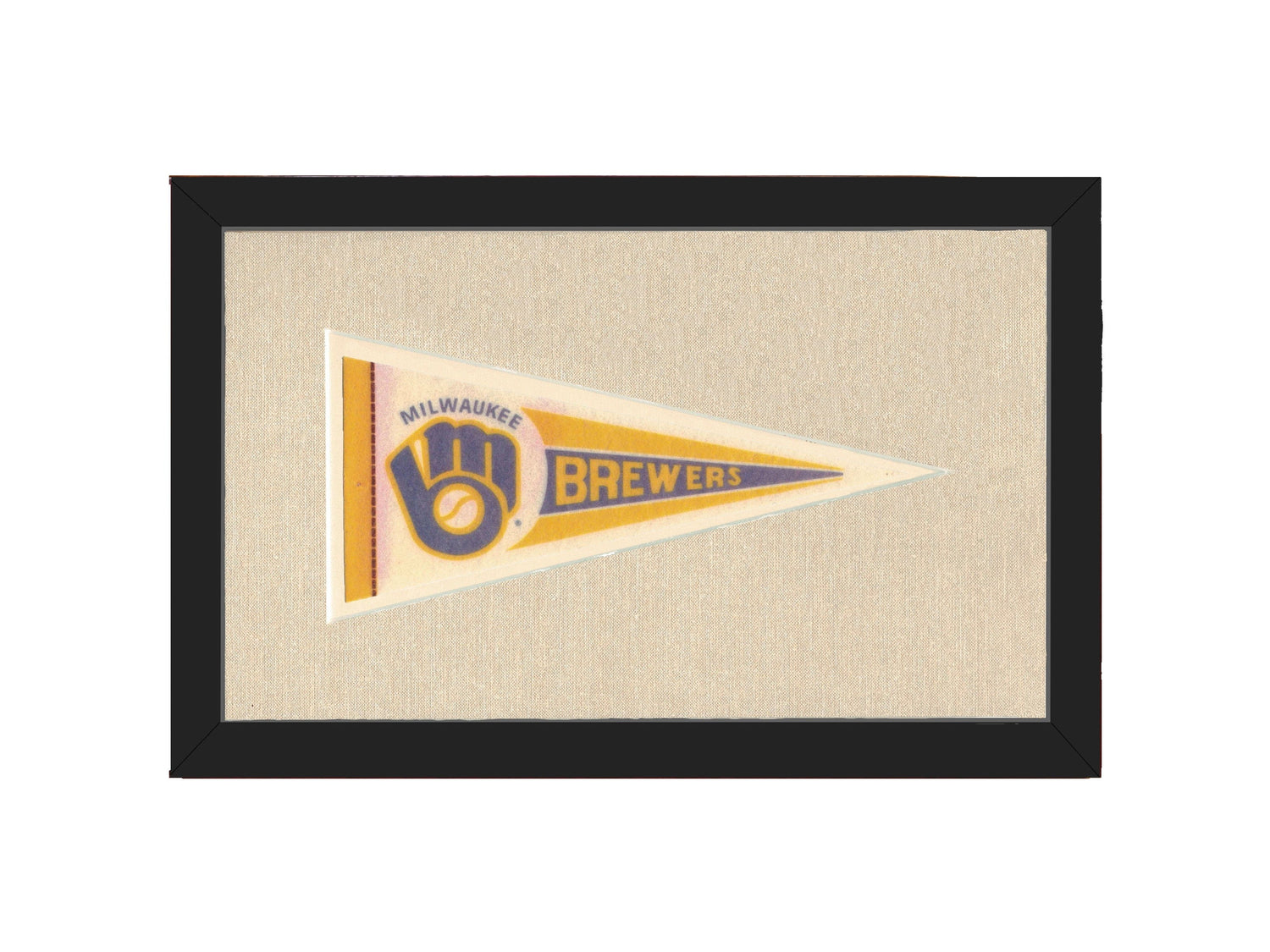 Americana Memories Vintage Pennants and Memorabilia Vintage Milwaukee Brewery Pennant