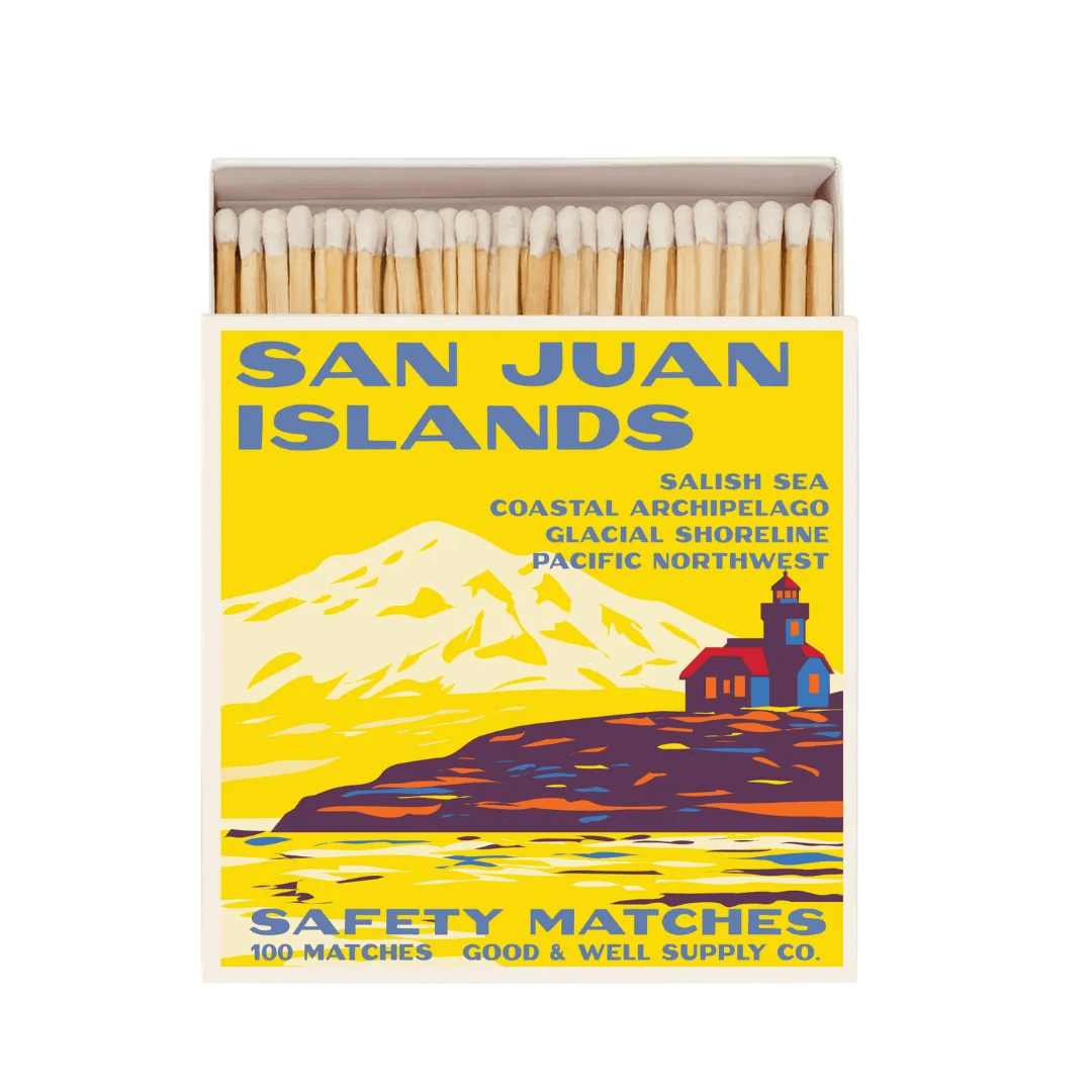 Good &amp; Well Supply Co. San Juan Islands Vintage National Park Cabin Matches